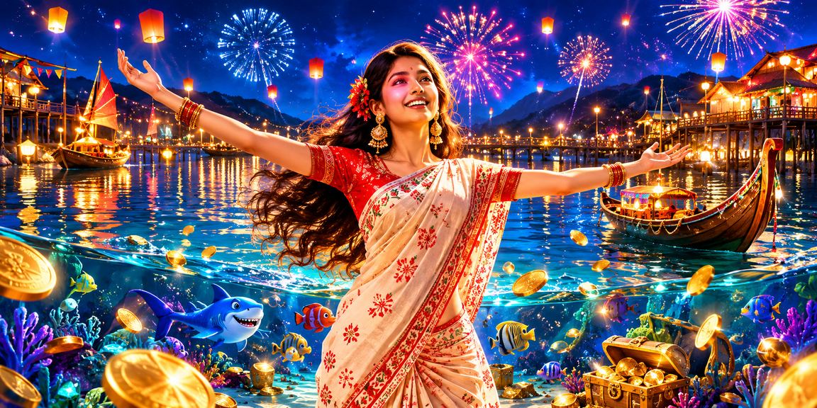 বান্দরবানে পহেলা বৈশাখে ফিশিং গেম খেলছেন একজন ভিআইপি সদস্য
