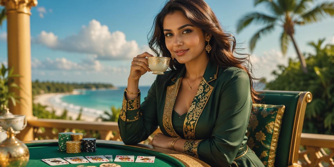 সেন্ট মার্টিন দ্বীপে সমুদ্র সৈকতে মোবাইলে বেটিং